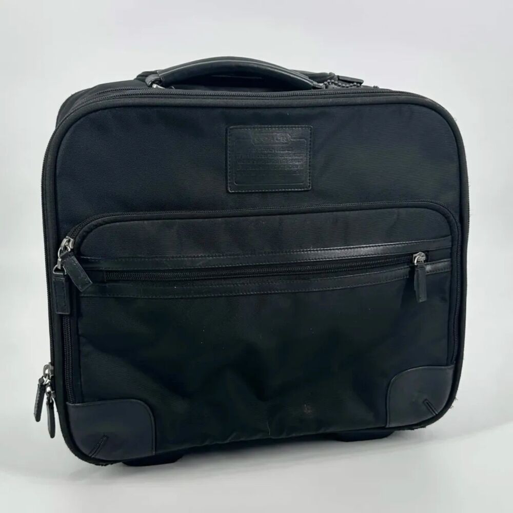 Coach Ballistic Nylon Spinner Carry On Luggage
